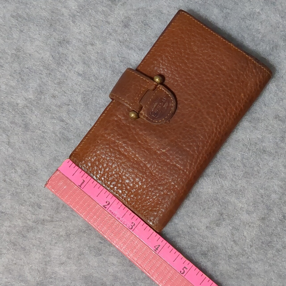 Fossil trifold Brown leather wallet - Picture 9 of 10